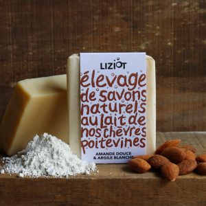 Savon lait de chèvre, amande douce et argile blanche